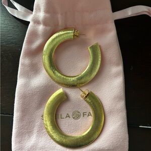 Sheila Fajl Gold Hoop Earrings
